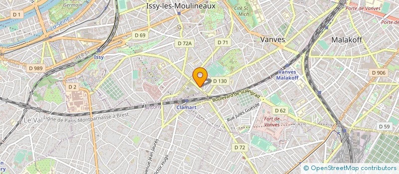 localisation de l'entreprise BEA  VANVES