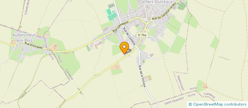 localisation de l'entreprise BEA  VILLERS-OUTREAUX