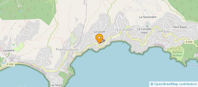 localisation de l'entreprise BEA à RAYOL-CANADEL-SUR-MER