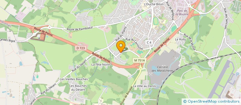 localisation de l'entreprise BEA-BA à BOUGUENAIS