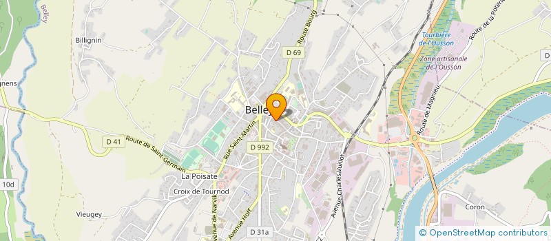 localisation de l'entreprise BEA, BIENVEILLANCE ECOUTE ALZHEIMER à BELLEY