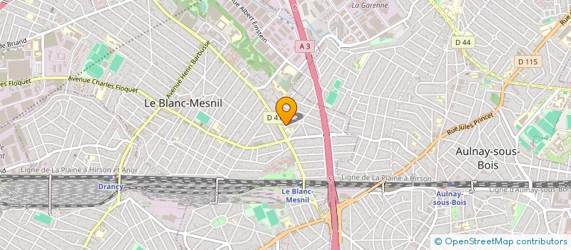 localisation de l'entreprise BEA-BTP  LE BLANC-MESNIL