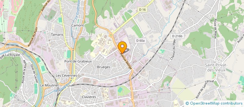 localisation de l'entreprise BEA BUREAU ETUDES ALESIEN à ALES