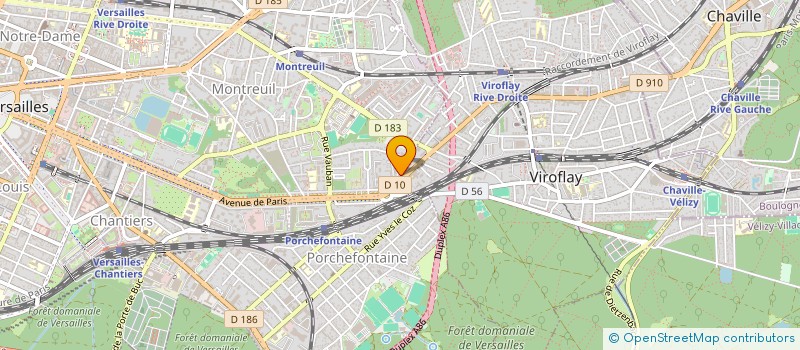 localisation de l'entreprise BEA CONCRET  VIROFLAY