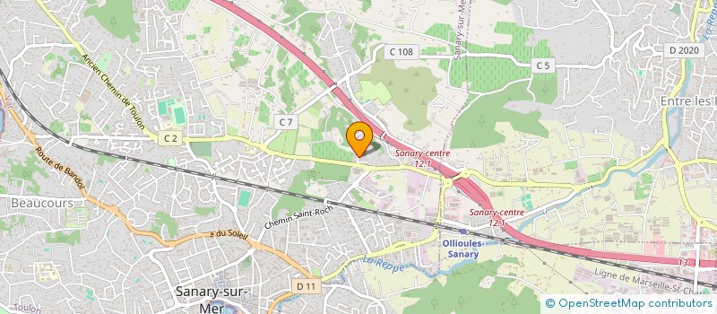 localisation de l'entreprise BEA IMMO  SANARY-SUR-MER