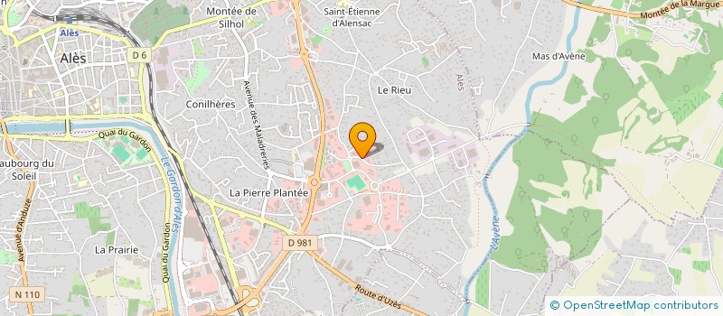 localisation de l'entreprise BEA INFORMATIQUE à ALES