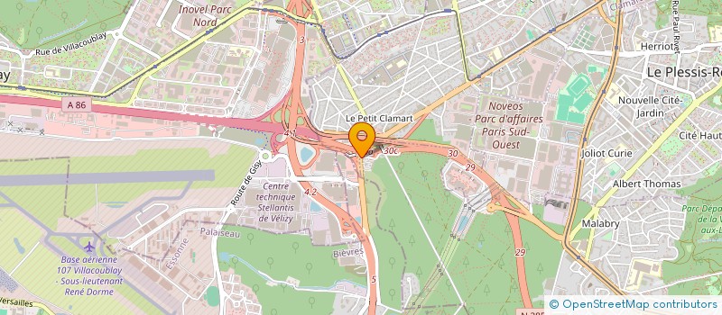 localisation de l'entreprise BEA VOUS COIFFE  CHATENAY-MALABRY