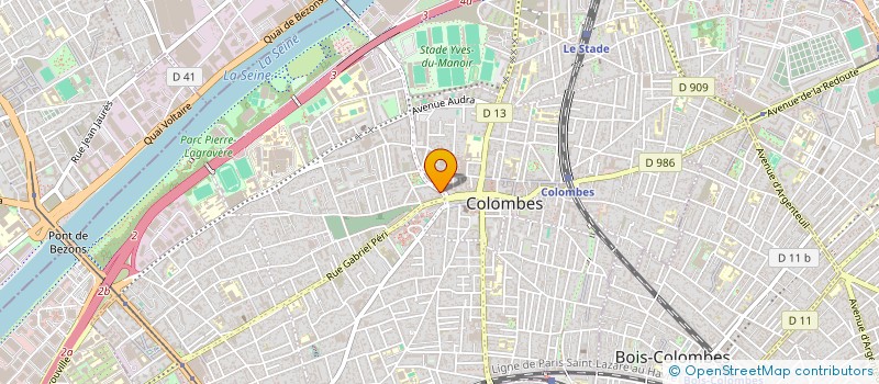 localisation de l'entreprise BEABAPTI à COLOMBES