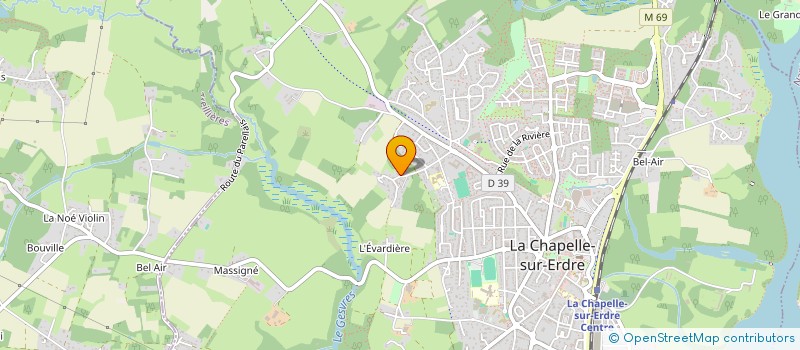localisation de l'entreprise BEABAT PROJETS à LA CHAPELLE-SUR-ERDRE