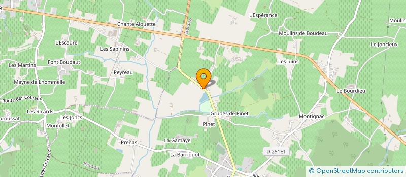 localisation de l'entreprise BEABATO  BERSON