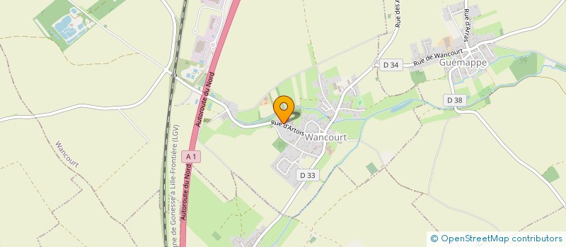localisation de l'entreprise BEAC à WANCOURT