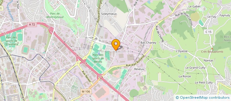 localisation de l'entreprise BEACED  SAINT-ETIENNE