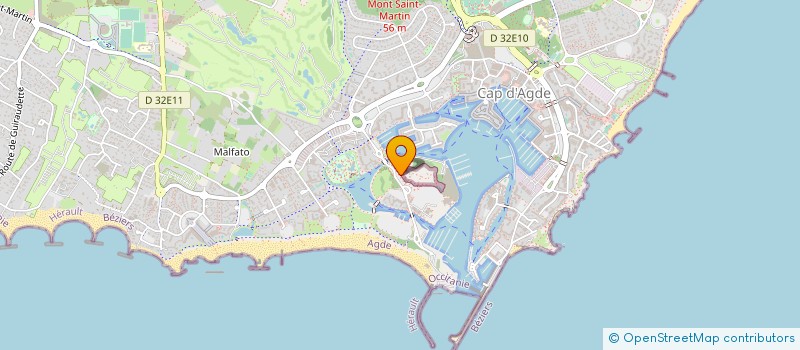 localisation de l'entreprise BEACH  AGDE