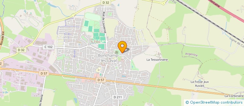 localisation de l'entreprise BEACH BAULE  BONCHAMP-LES-LAVAL