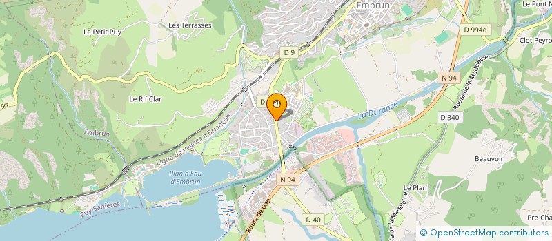 localisation de l'entreprise BEACH BAZAR  EMBRUN