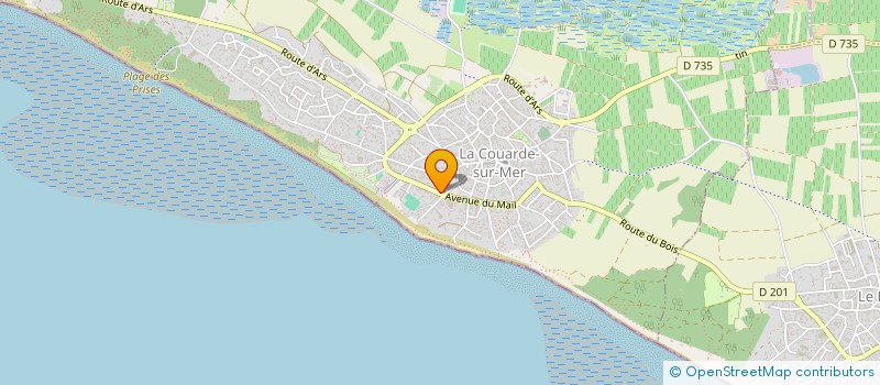 localisation de l'entreprise BEACH BIKES OLERON  LA COUARDE-SUR-MER