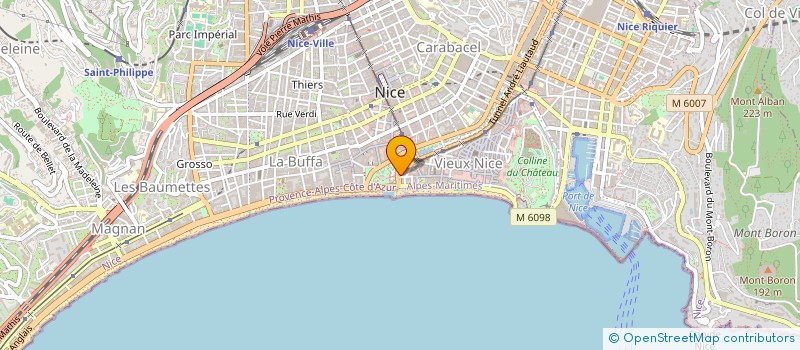localisation de l'entreprise BEACH CAFE à NICE