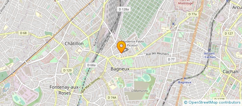 localisation de l'entreprise BEACH CLUB DEVELOPPEMENT SARL à BAGNEUX
