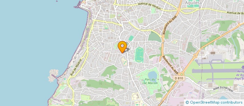 localisation de l'entreprise BEACH DESIGN à BIARRITZ