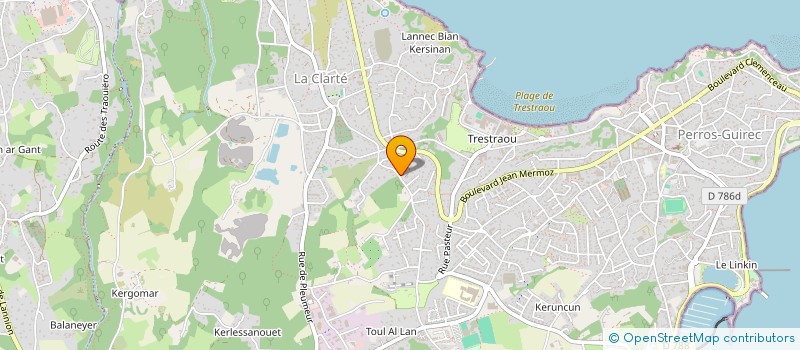 localisation de l'entreprise BEACH HOUSE  PERROS-GUIREC