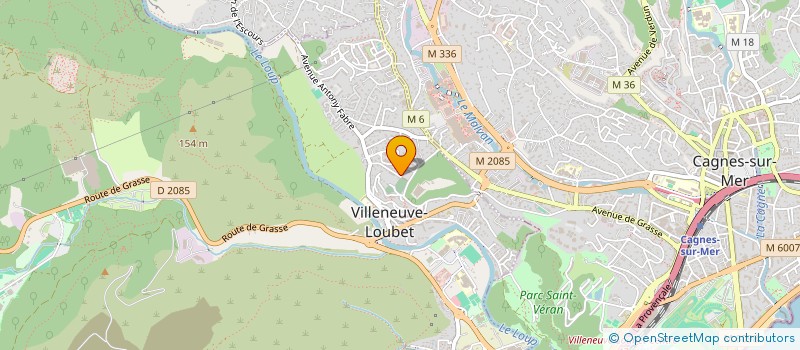 localisation de l'entreprise BEACH KLUBBER à VILLENEUVE-LOUBET