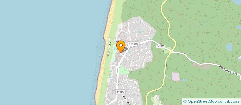 localisation de l'entreprise BEACH RENTAL à SEIGNOSSE