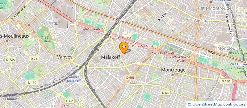 localisation de l'entreprise BEACH SEVEN  MALAKOFF