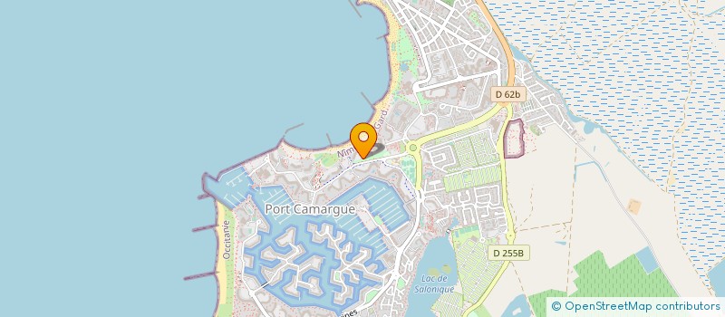 localisation de l'entreprise BEACH VOLLEY DE CAMARGUE  LE GRAU-DU-ROI