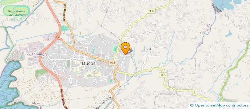 localisation de l'entreprise BEACH VOLLEY MARTINIQUE  DUCOS