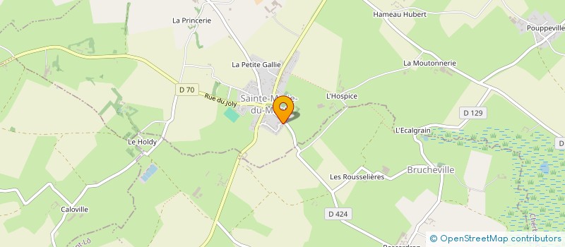 localisation de l'entreprise BEACHES OF NORMANDY TOURS  SAINTE-MARIE-DU-MONT