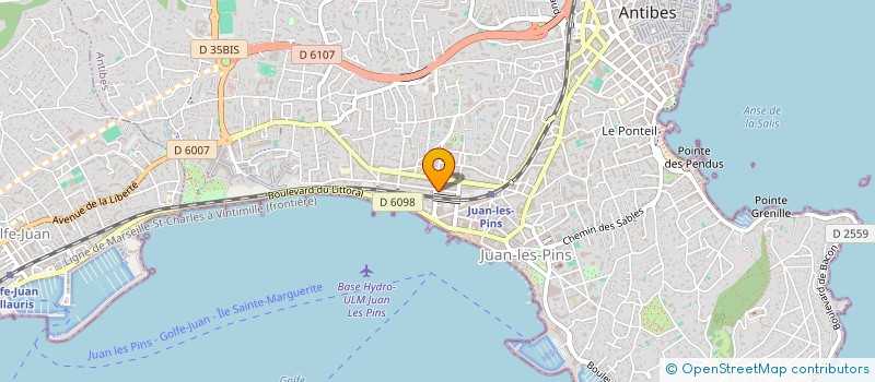 localisation de l'entreprise BEACHNJOY  ANTIBES