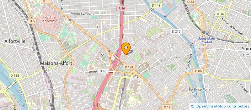 localisation de l'entreprise BEACON  CRETEIL