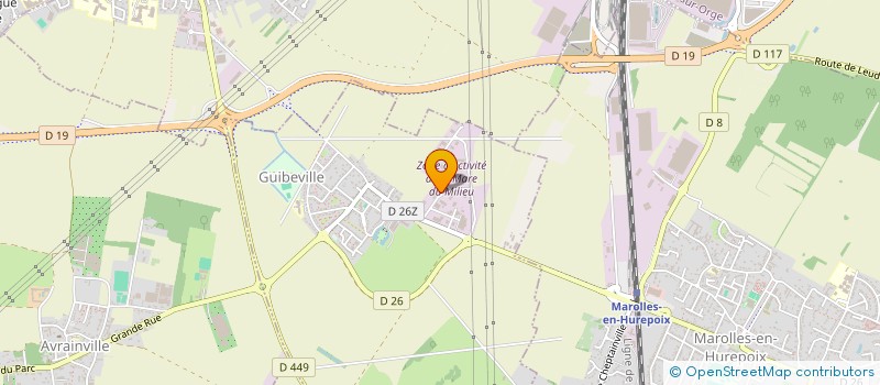 localisation de l'entreprise BEAFER à GUIBEVILLE