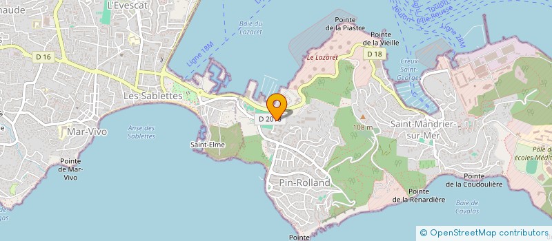 localisation de l'entreprise BEAFLORE CONSEIL  SAINT-MANDRIER-SUR-MER