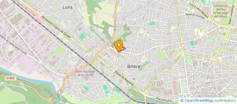 localisation de l'entreprise BEAFRIKA (REPUBLIQUE CENTREAFRICAINE)  BILLERE