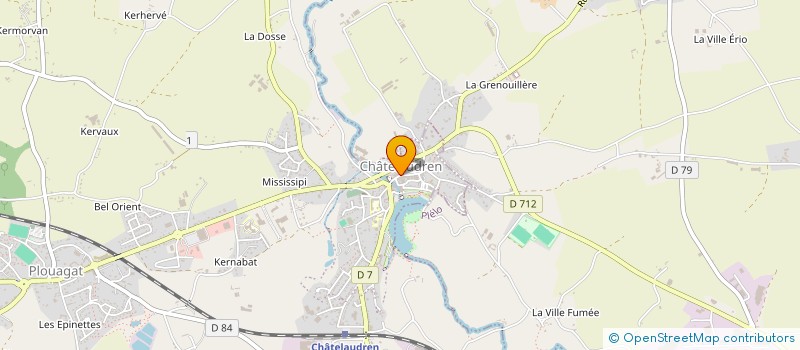 localisation de l'entreprise BEAGERALD VINCENT à CHATELAUDREN-PLOUAGAT