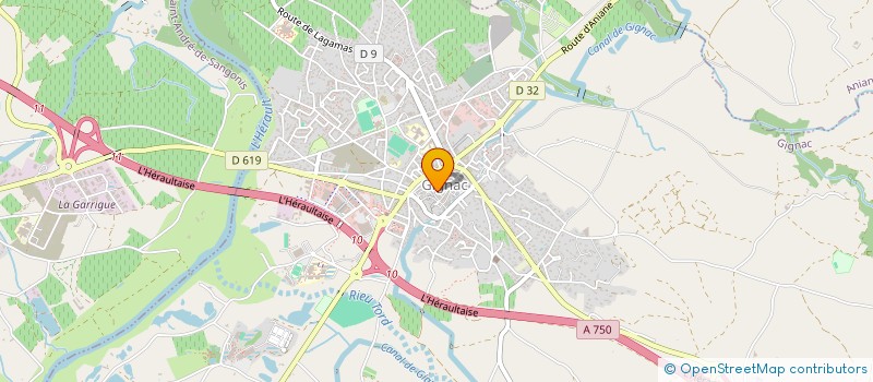 localisation de l'entreprise BEAIMMO  GIGNAC