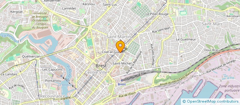 localisation de l'entreprise BEAJ à BREST