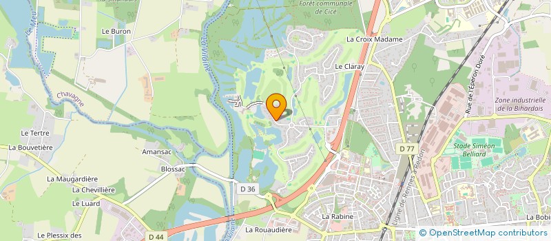 localisation de l'entreprise BEAJER  BRUZ