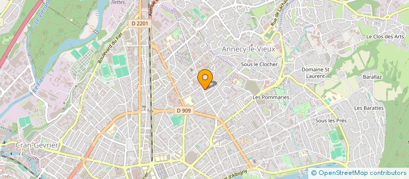 localisation de l'entreprise BEAL/BOUCHARD à ANNECY