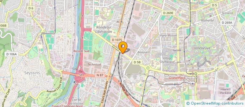 localisation de l'entreprise BEAL CAR'S à GRENOBLE