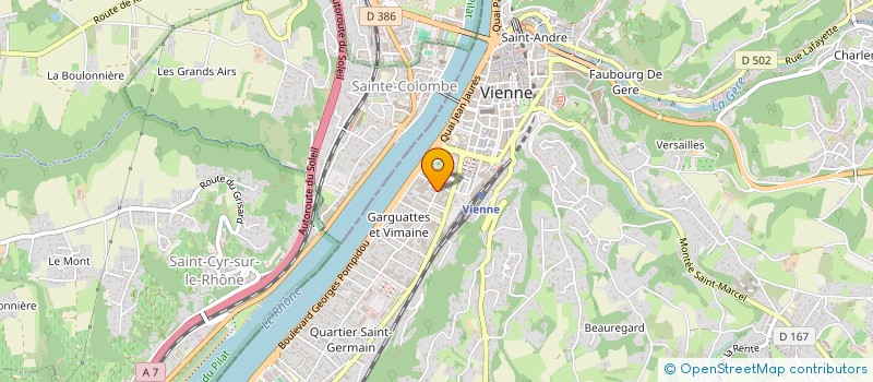 localisation de l'entreprise BEAL PLOMBERIE VIENNOISE  VIENNE
