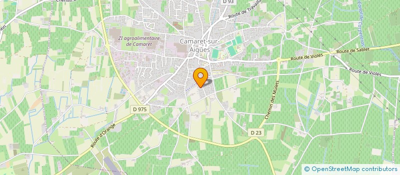 localisation de l'entreprise BEALA  CAMARET-SUR-AIGUES