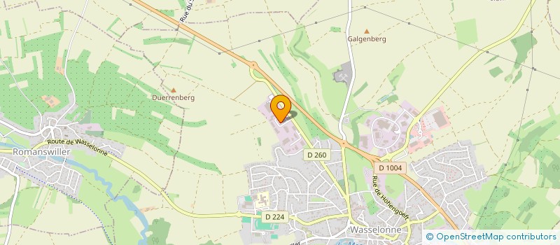 localisation de l'entreprise BEALIN  WASSELONNE