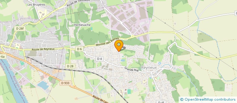 localisation de l'entreprise BEALIS à REYRIEUX