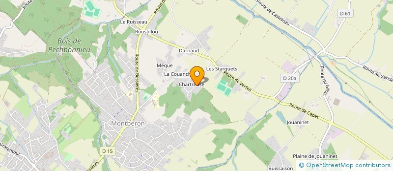 localisation de l'entreprise BEALM  MONTBERON