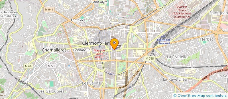 localisation de l'entreprise BEALOU  CLERMONT-FERRAND