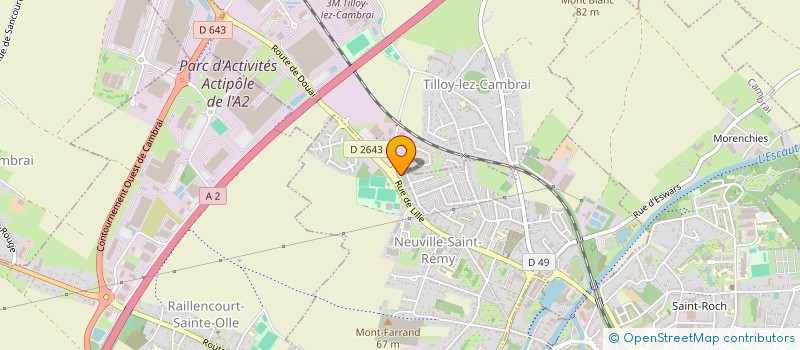 localisation de l'entreprise BEALTITUDE  NEUVILLE-SAINT-REMY