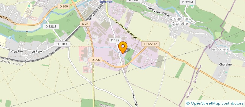 localisation de l'entreprise BEAM-EBAM à EPERNON