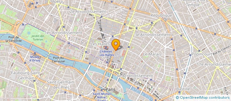 localisation de l'entreprise BEAMS à PARIS